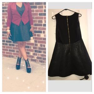 Baby doll black dress